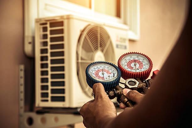 Professional Ductwork Repair technician working in State Road, NC
